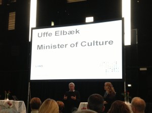 Danish Minister For Culture, Uffe Elbaek