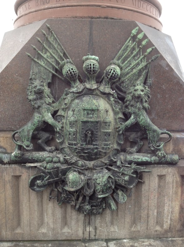 Some rather attractive metal work on a bridge