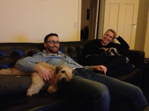 Dorte and I with Rita and Lucy