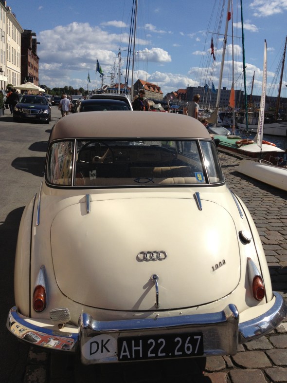 Vintage Audi on Nyhavn